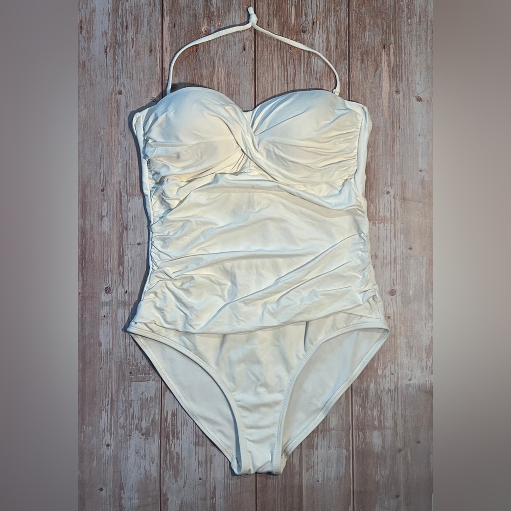 Liz Claiborne White Swimsuit